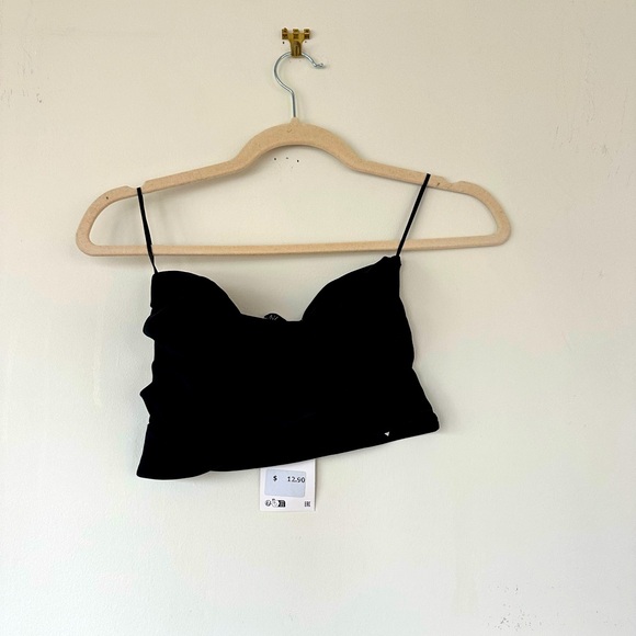 Black strapless Zara Top - Picture 1 of 3